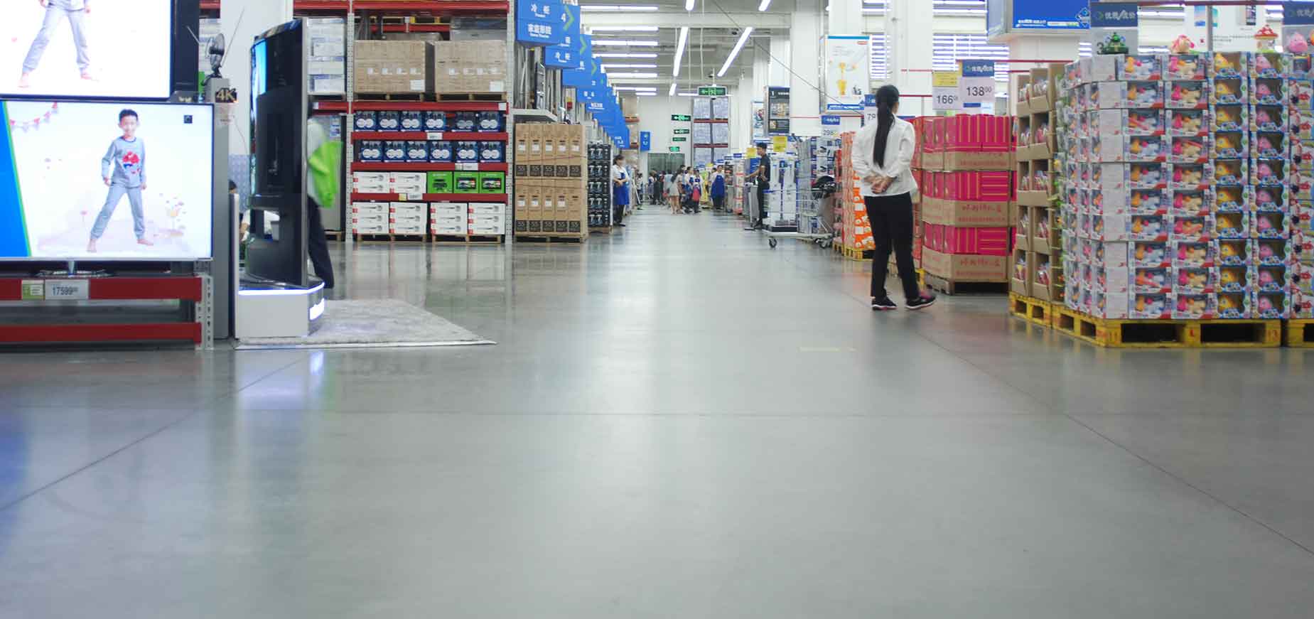  深圳山姆會(huì)員店| 超平地坪+硬化地坪