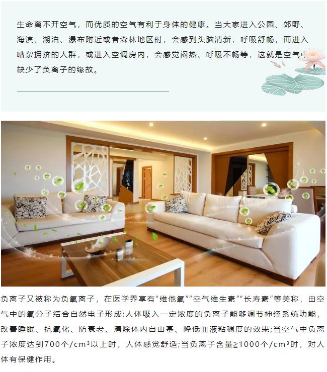 BANDě邦地美｜負(fù)氧離子的好處您知道嗎？